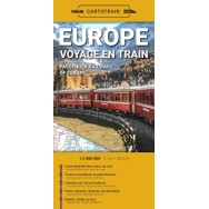 Järnvägskarta Europa Cartotrain